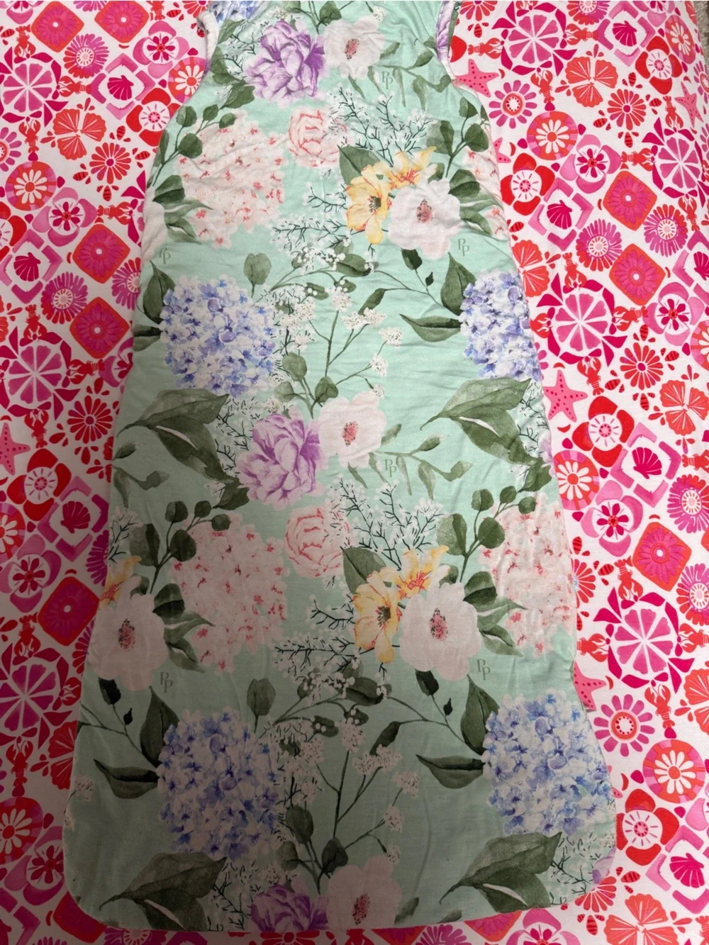 POSH PEANUT ERIN SLEEVELESS RUFFLED SLEEP BAG 0-6 MONTHS / 2.5 TOG